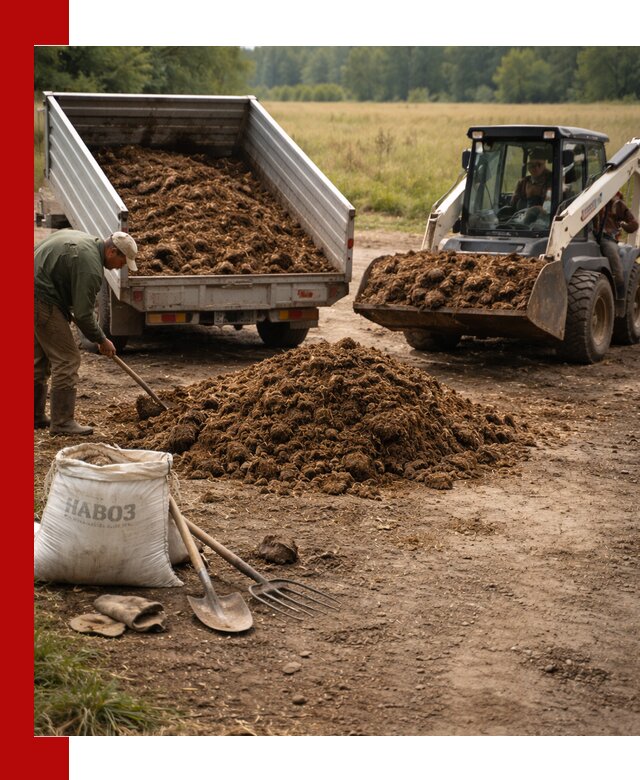 Доставка конского навоза в Кондопоге с разгрузкой и доставкой на объект