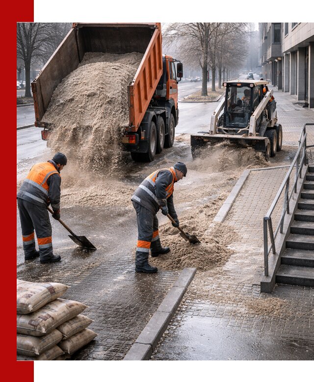 Поставка противогололедных материалов в Кондопоге