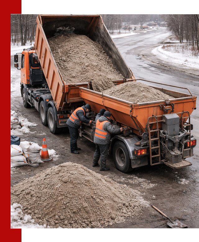 Поставка и вывоз пескосоля в Кондопоге оптом и в розницу