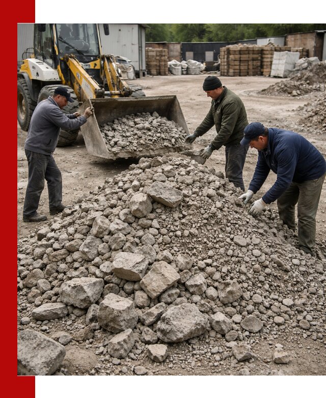 Демонтаж и вывоз бой бетона в Кондопоге