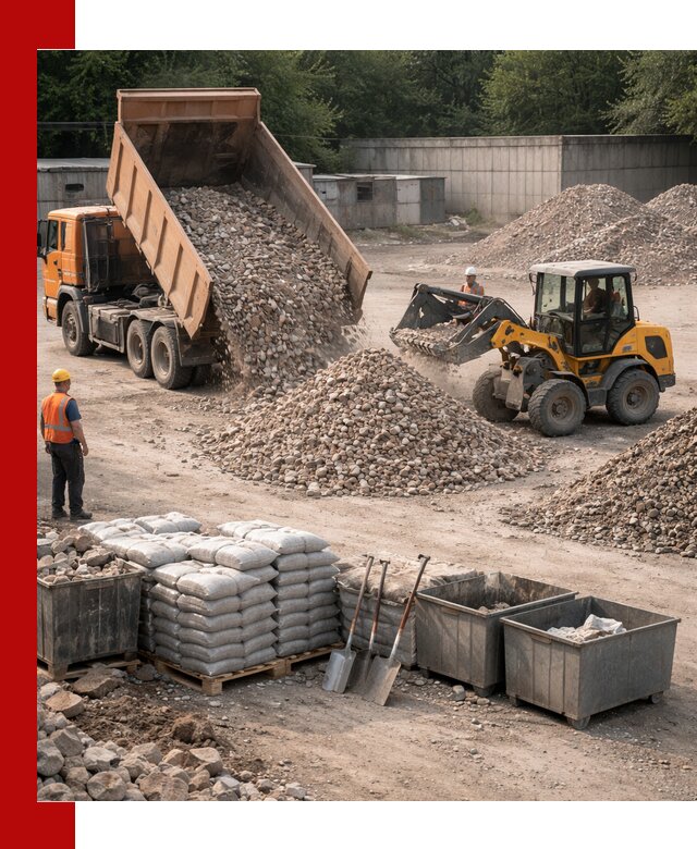 Вторичные материалы для отсыпки в Кондопоге — поставка и доставка