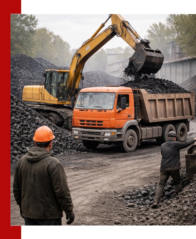 Доставка угля автотранспортом в Кондопоге быстро и выгодно