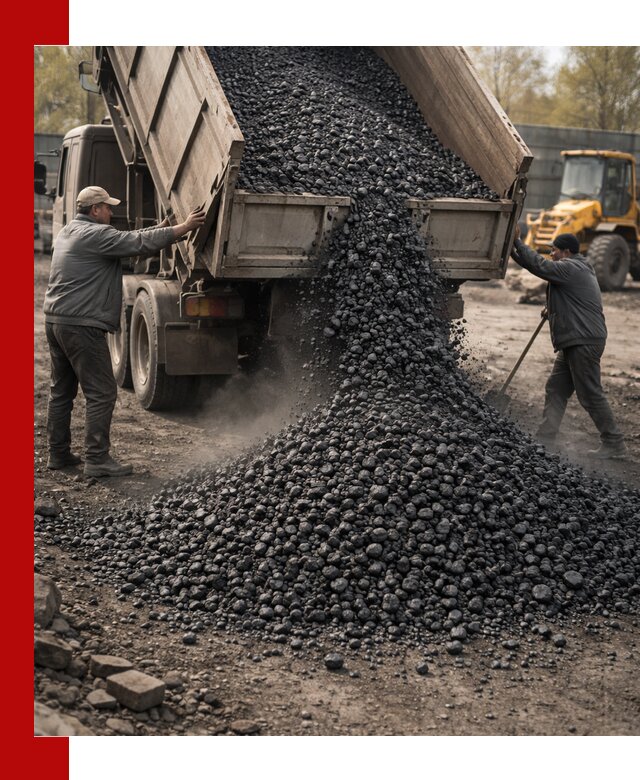 Доставка угля семечка самосвалами в Кондопоге