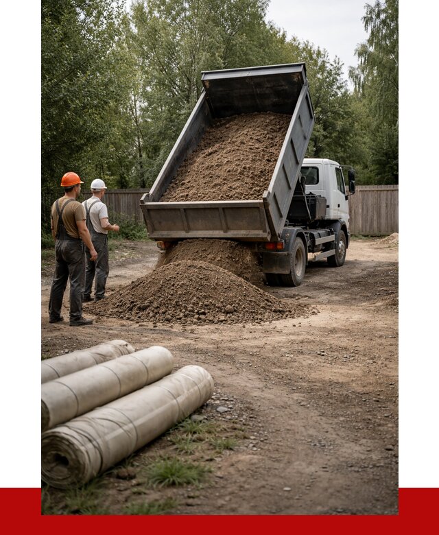 Доставка сыпучих материалов самосвалом в Кондопогу от 4264 р. | ПРОНЕРУДКнп
