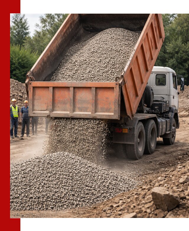 Доставка сыпучих материалов самосвалом в Кондопоге быстро и надежно