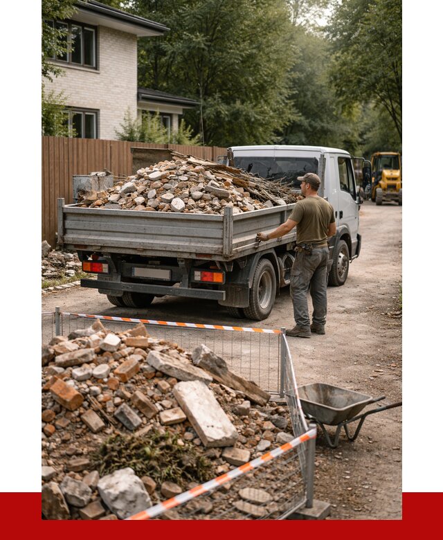 Вывоз строительного мусора с погрузкой в Кондопоге от 7614 р | ПРОНЕРУДКнп