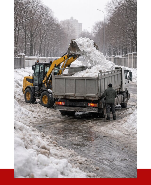 Вывоз снега с погрузкой в Кондопоге от 3553 р. ПРОНЕРУДКнп