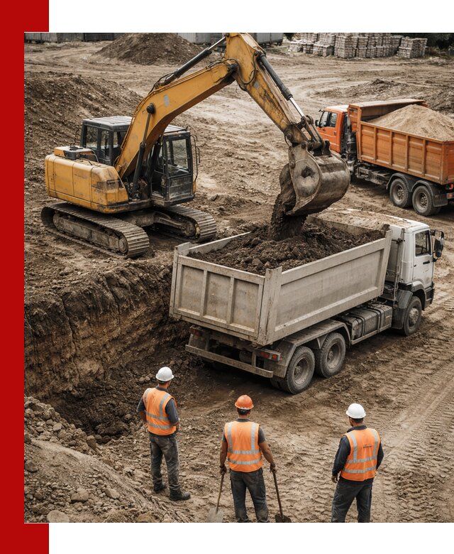 Разработка грунта для строительства и благоустройства в Кондопоге