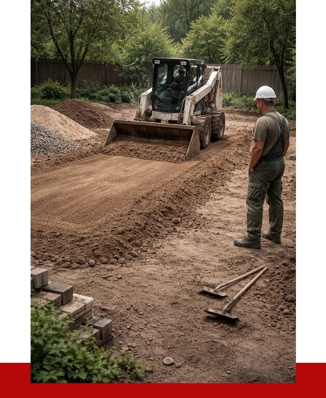 Выравнивание участка под ключ в Кондопоге от 3553 р. | ПРОНЕРУДКнп