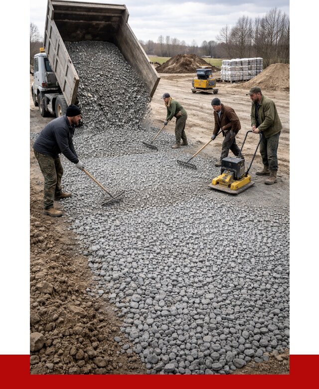 Устройство щебеночной подушки в Кондопоге от 4568 р. ПРОНЕРУДКнп