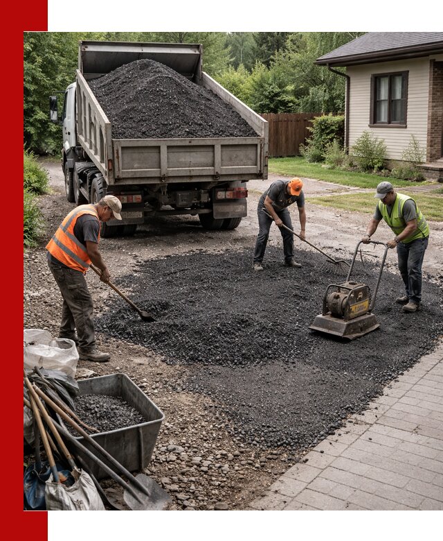 Асфальтовая крошка для двора с доставкой в Кондопоге